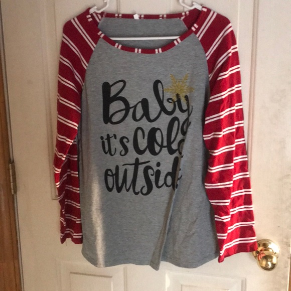 Tops - long sleeve Christmas T-shirt